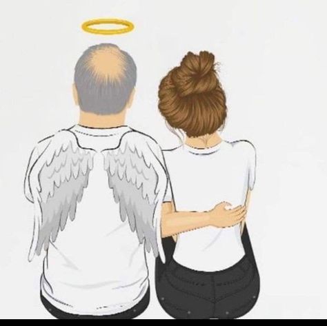 Wallpapper Iphone, Miss You Papa, Dad In Heaven Quotes, Miss You Dad Quotes, Father Daughter Photos, Dad Drawing, Father Daughter Tattoos, I Miss My Dad, I Miss You Dad