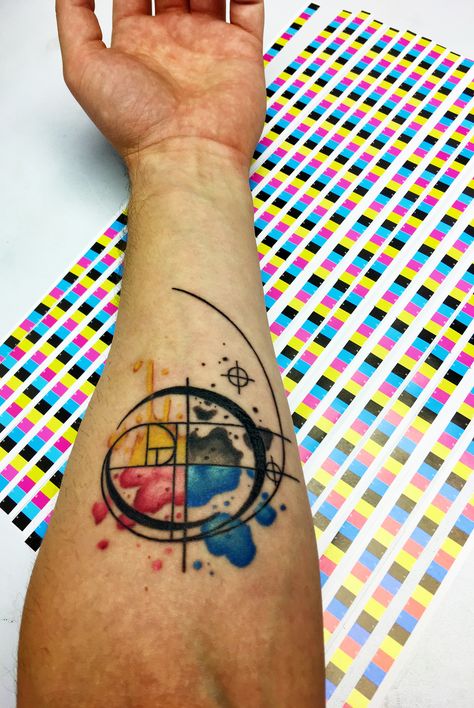 Cmyk Tattoo, Miscellaneous Tattoos, Tattoos 2024, Justice Tattoo, Nerdy Tattoos, Sleeve Tattoos For Guys, Half Sleeve Tattoos For Guys, Chicken Recipes Healthy, Half Sleeve Tattoos