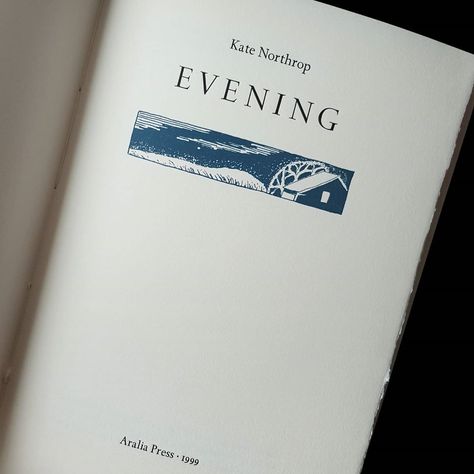 Mark’s book shelves on Instagram: “Title page from ‘Evening’ by Kate Northrop, with a line drawing by Karlin Northrop. Designed by Michael Peich in Spectrum and printed by…” Title Page Book Design, Half Title Page Design, Title Header Design, Book Title Page Design, Title Pages Ideas, Book Title Design, Title Page Design, Title Layout, Journal Title Page