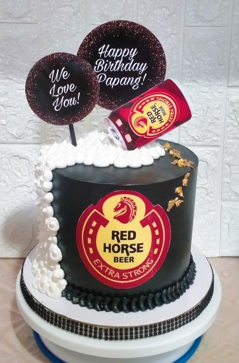 Drip For Men, Red Horse Beer, Beer Themed Cake, Jam Jar Wedding Favours, Beer Can Cake, Jam Jar Wedding, Beer Cakes, Beer Can Cakes, Cake Drip