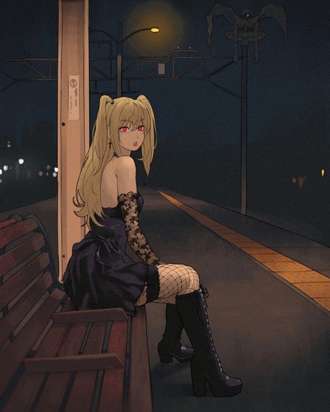 giga (comms open) on Twitter: "Misa https://t.co/0gwkY5oP5R" / Twitter Misa Amane Outfit, Misa Amane Cosplay, Light And Misa, Yandere Characters, Misa Amane, Notes Art, Fan Art Drawing, Aesthetic Anime, Anime Wallpaper