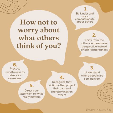 Worrying too much about what others think of us is a consuming thought. You cannot really enjoy life if you keep focusing your energy and attention on others instead of what really matters to you. Here are a few tips to help you not to worry too much about people’s views of you. #worrynot #morekindness #compassion #become #becomebetter #selfrealization #onestepatatime #startyourdayright #selfgrowthjourney #selfesteem #confidence #lifecoach #empowermentcoach #empoweringyourself #mindsetcoaching Caring Too Much About What Others Think, How To Not Worry About What Others Think, How To Not Care What People Think, Worrying About What Others Think, Worrying Too Much, What Others Think, Caring Too Much, Stop Caring, Self Realization