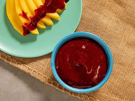 Putting the Pickle Back in This Homemade Chamoy Sauce is the Secret to Its Success Pickle Back, Homemade Chamoy, Chamoy Sauce, Salty Sweet Snacks, Mexican Sauce, Nacho Cheese Sauce, Nacho Cheese, Serious Eats, Sweet Sauce