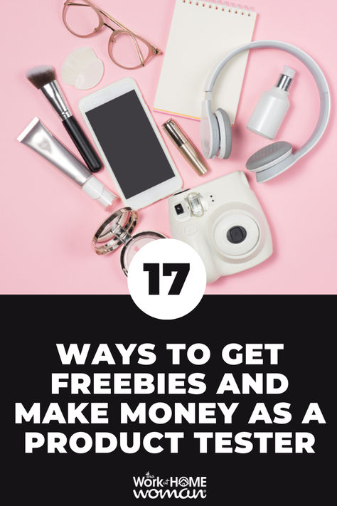 17 Ways to Get Freebies and Make Money as a Product Tester - Find out how to make money as a product tester from home! Product Testing Jobs, Product Testing Sites, Become A Product Tester, Freebie Websites, Hack My Life, Temu Finds, Email Invitation, Product Tester, Marketing Process