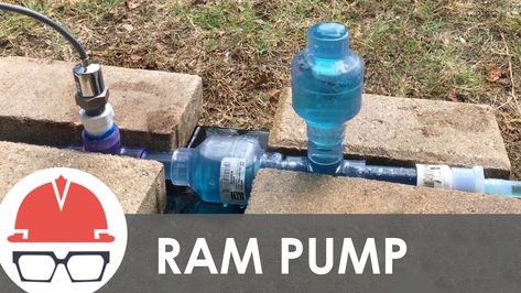 How Does a Hydraulic Ram Pump Work? — Practical Engineering Ram Pump, Barn Hacks, Hydraulic Ram, Getting More Energy, Perpetual Motion, Well Water, Homestead Living, Lighter Fluid, Green Technology