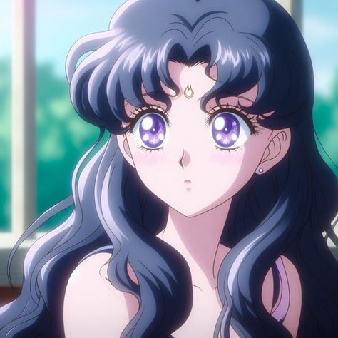 Sailor Moon Bangs, Sailor Moon Hairstyle, Sailor Moon Oc, Sailor Moon Hair, Sailors Scouts, Girls Animes, Moon Oc, Moon Hair, Sailor Neptune