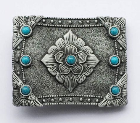 Women's Turquoise Stone Belt Buckles $15each Get Yours Today! 😀 https://countrycoutureshop.com/products/womens-western-turquoise-stone-belt-buckles Cowgirl Belt, Cowboy Belt Buckles, Turquoise Western, Cowboy Belt, Western Buckles, Buckles Fashion, Western Belt Buckles, Western Belts, Cowboy Cowgirl