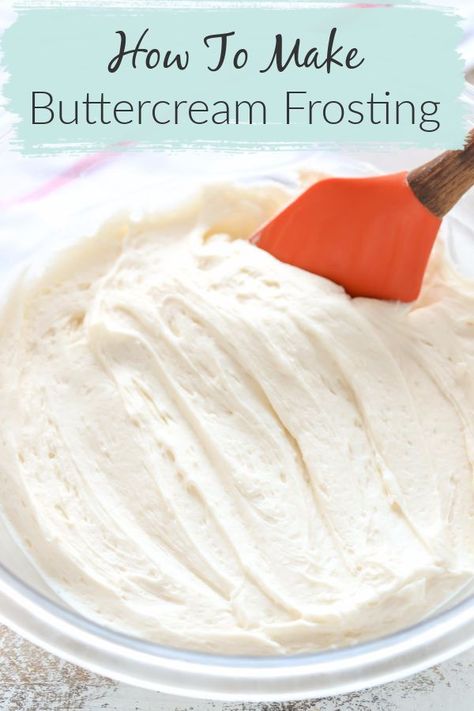 Buttercream Frosting Recipe Easy, Frosting Flavors, Homemade Frosting Recipes, Homemade Buttercream, Best Buttercream Frosting, Dessert Homemade, Homemade Buttercream Frosting, Frosting Recipes Easy, Homemade Frosting