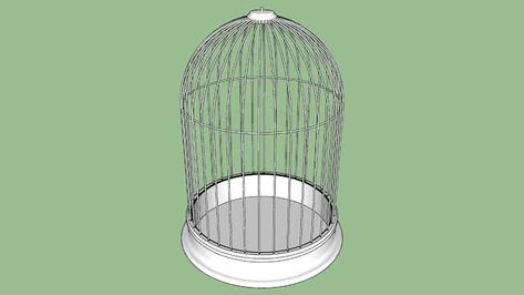 Circular Bird Cage (No Door) Modern Tropical, 3d Warehouse, Bird Cage, Feng Shui, Models, Home Decor, Home Décor