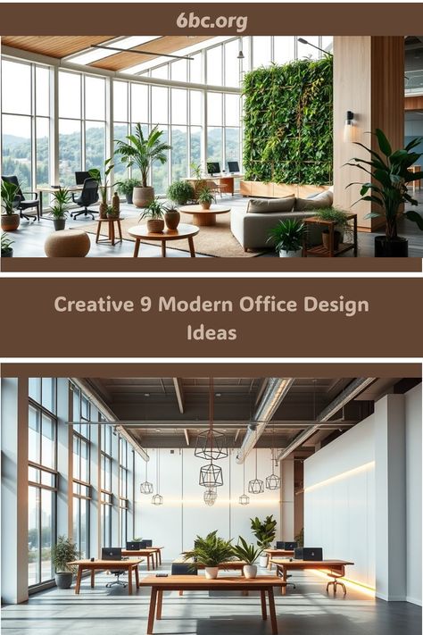 Discover 9 modern office design ideas to elevate your workspace. From ergonomic furniture to vibrant color schemes, these ideas will inspire creativity and productivity. Incorporate natural elements like plants and sunlight for a refreshing atmosphere. Create functional spaces with innovative storage solutions and versatile layouts. Keep your office clutter-free with smart organization tips and sleek decor pieces. Whether you work from home or in a traditional office, these design ideas will hel Modern Office Design Ideas, Ergonomic Furniture, Vibrant Color Schemes, Sleek Decor, Ergonomics Furniture, Traditional Office, Smart Organization, Modern Office Design, Office Design Ideas