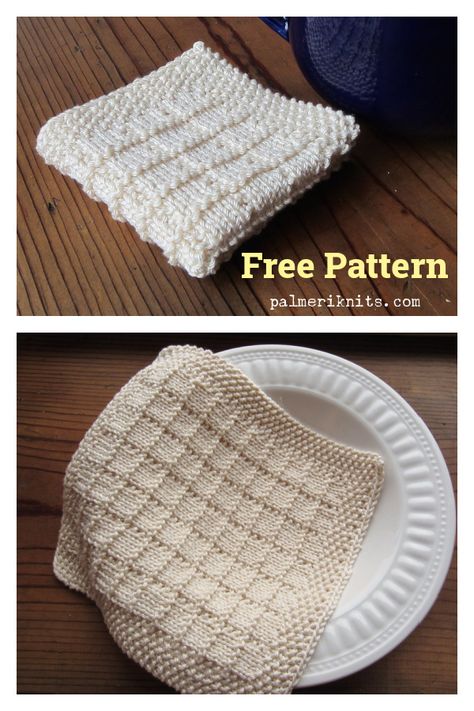 Square Tile Washcloth Free Knitting Pattern Washcloth Knitting Pattern, Knitted Dishcloth Patterns Free, Knitted Gifts, Knit Dishcloth Pattern, Knitted Washcloth Patterns, Dishcloth Patterns Free, Christmas Knitting Patterns Free, Intermediate Knitting Patterns, Easy Knitting Patterns Free