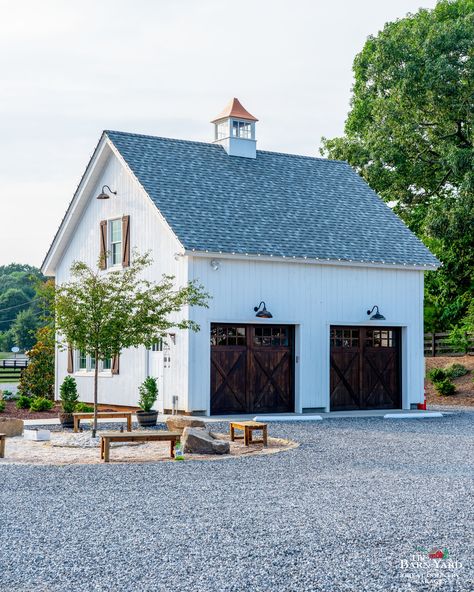 Barn Garage Plans, Detached Garage Designs, Garage Plans With Loft, Pole Barn Garage, Garage To Living Space, Carriage House Garage, Garage Guest House, Barn Apartment, Farmhouse Garage