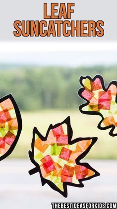 Leaf Suncatchers, Fall Leaf Art Projects, Leaf Suncatcher, Fall Leaf Template, Leaf Templates, Craft Thanksgiving, September Crafts, Autumn Leaves Craft, Preschool Crafts Fall