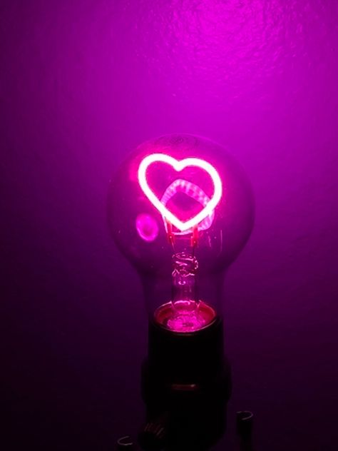 pink led heart lightbulb <3 Pink Lightbulb, Heart Lightbulb, Led Heart, Stop Light, Dream Room, Neon Lighting, Cover Photos, Light Bulbs, Light Bulb