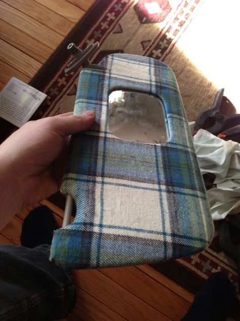 How-To: Reupholster Sun Visor - Dodge SRT Forum Car Reupholstery, Fliped Furniture, Diy Car Interior Makeover, Car Visor Cover, Inside Decor Ideas, Solar Structure, Car Makeover, Vw T3 Camper, Jetta Mk1