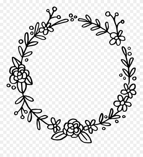 Monogram Frames Svg Free, Wreath Svg Free, Christmas Wreath Illustration, Floral Wreath Svg, Flower Svg Files, Valentine Svg Files, Wreath Illustration, Unicorn Flowers, Wreath Svg