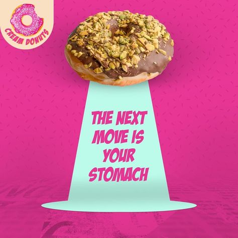 Donut Campaign Ideas, Donuts Graphic Design, Cookie Social Media Post, Puzzle Social Media Post, Donut Social Media Post, Cookies Ads Creative, Donuts Social Media, Social Media Marketing Creative Ads, Reminder Design