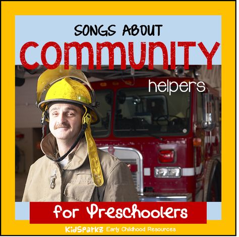 This is a collection of children's songs and rhymes about Community Helpers, for preschool and Kindergarten teachers, childcare providers and parents. Pre K Community Helpers, Community Helpers Firefighters, Prek Community Helpers, Preschool Community Helpers Theme, Community Helpers Week, Community Helper Lesson, Community Helpers Kindergarten, Preschool Community Helpers, March Lessons