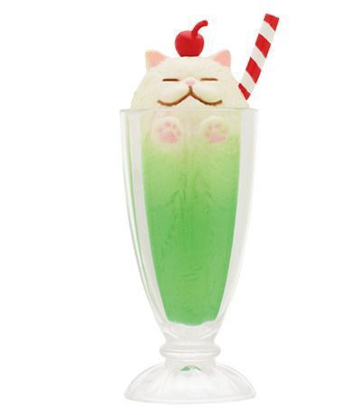 Coffee Float, Melon Cream Soda, Soda Float, Caramel Frappe, Melon Soda, Soda Floats, Food Reference, Small Icons, Strawberry Milkshake