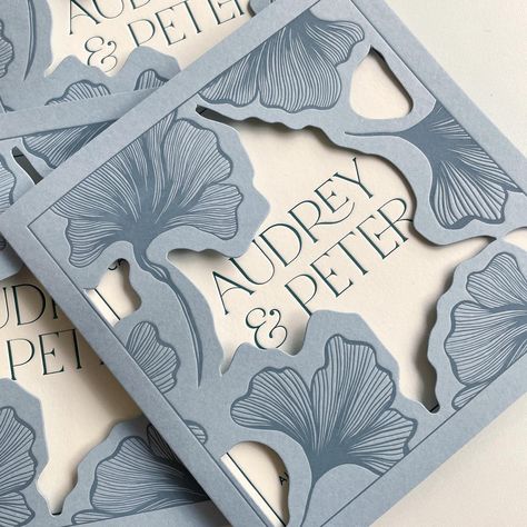 Lotus Wedding Invitation, Cool Wedding Invitations, Creative Invitation Ideas, Wedding Design Invitation, Cool Invitations, Wedding Invite Card, Save The Date Ideas, Letterpress Save The Dates, Carmel Weddings