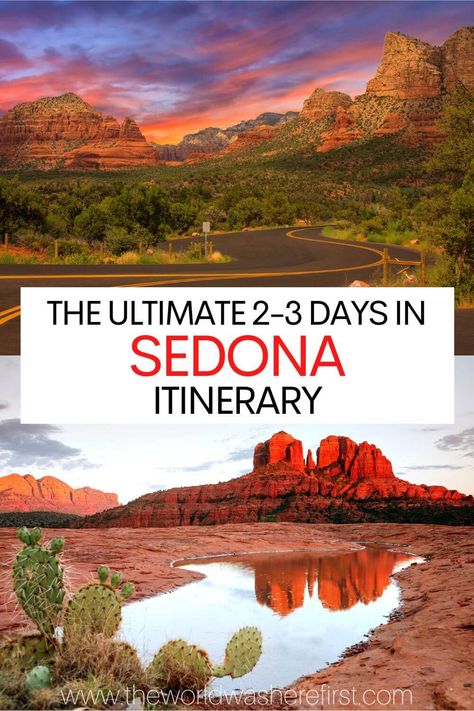 Day Trip To Sedona Arizona, Sedona In April, Sedona Day Trip, One Day In Sedona Arizona, Sedona To Grand Canyon, Scottsdale Shopping, Sedona Itinerary, Phoenix Travel Guide, Sedona Arizona Travel