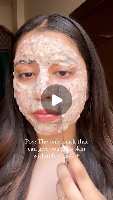 Ridhi baluja on Instagram: "Viral korean glass skin face mask that actually helps in reducing dark spots, acne marks, pigmentation, dark circles, dullness✨  Ingredients?⬇️ 2 tbsp Rice flour 1 tbsp flaxseeds   How to make?⬇️ Grind flaxseeds and boil it witj half cup of water. Boil it until it transforms into gel like texture. Add rice flour slowly and mix it continuously. Cool it down and apply for 20-30 minutes.  (You can also grind the mixture for slimy texture) Relax and enjoy. Your skin will literally shine from within❤️✨  #explore #explorepage #exploremore #skincare #skincaretips #skincarenatural #skincareroutine #homeremedies #koreanskincare #koreanskincareroutine #koreanskincareproducts #koreanskin #koreanbeauty #glassskin #trendingaudio #trendingaudios #trendingsongs #trendingsong # Face Mask For Acne Marks, Rice Face Mask For Acne, Glass Skin Face Mask, Rice Flour Face Mask, Flex Seed, Korean Glass Skin, Skin Face Mask, Pedicure At Home, Korean Skincare Routine