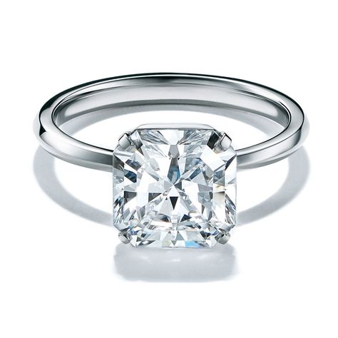 The New Tiffany True Engagement Ring Is Here! Tiffany True, Tiffany Setting Engagement Ring, Tiffany Wedding Rings, Tiffany Engagement, Tiffany Setting, Tiffany Engagement Ring, White Gold Diamond Engagement Ring, Elegant Engagement Rings, Classic Engagement Rings