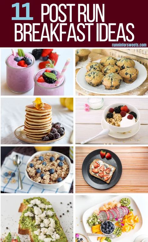 Breakfast Ideas For Runners, Athlete Breakfast Ideas, Post Run Snacks, Post Run Food, Pre Run Breakfast, Breakfast For Runners, Runners Breakfast, Post Run Breakfast, Running Breakfast