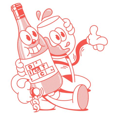 Diggin' In The Cellar — gavconl  Feeling the retro vibe? 😎 Loving this design? 😍 Want more? Head over to the link above now! Don't miss out! 🚀#RetroMascot #RetroMascotLogo Wine Illustration, Beer Illustration, Beer Graphic, Wine Logo, Graphic Drawing, 8bit Art, Wine Delivery, Lazy Oaf, Retro Cartoons