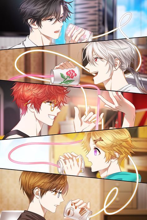 Seven Mystic Messenger, Mystic Messenger Yoosung, Mystic Messenger Characters, Mystic Messenger Comic, Saeyoung Choi, Mystic Messenger Fanart, Desenhos Love, Mystic Messenger Memes, Happy 4th Anniversary