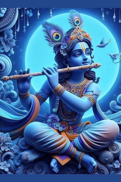 Photos Of Lord Krishna, Krishna Pic, Photo To Cartoon Photoshop, Hare Krishna Mantra, Krishna Holi, Aries Art, Indian Flag Wallpaper, Krishna Flute, Krishna Hindu