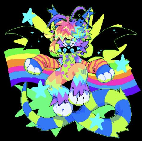 Sparkledog Art, Sparkledog Oc, Scene Fursona, Sparkle Dog, Scenecore Art, Eyestrain Art, Kidcore Art, Scene Core, Swag Art