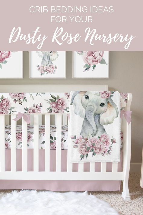 Check out this list of baby girl crib bedding ideas! I love the elephant crib bedding for a baby girl nursery. #elephantnursery #pinkandgrey #babygirlnursery #cribbedding Floral Elephant Nursery, Girl Nursery Bedding Sets, Pink And Grey Elephant Nursery, Elephant Themed Nursery Girl, Elephant Nursery Ideas, Baby Girl Elephant Nursery, Crib Bedding Ideas, Pink Elephant Nursery, Elephant Nursery Girl