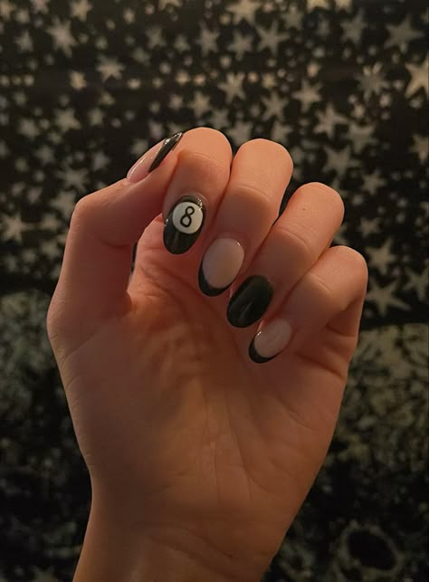 Billiard Nail Design, Billiard Nails, Stussy Nails, Ball Nails, Pool Nails, Smart Nails, Nails Gel Nails, Nails Pretty, Prom 2024