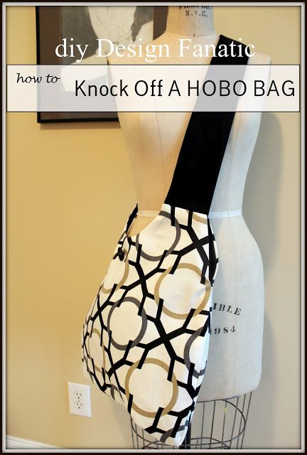 How to knock off a Hobo Bag, tutorial by {DIY Design Fanatic} Hobo Bag Tutorials, Hobo Bag Patterns, Sew A Bag, Bag Tutorials, Hobo Crossbody Bag, Bag Tutorial, Bags And Totes, Sewing Bags, Things To Sew