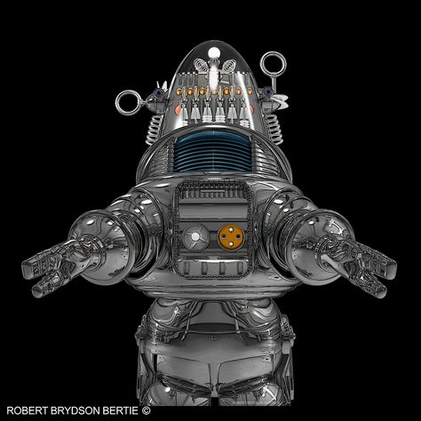 Robby The Robot, Planet Art, Forbidden Planet, Retro Space, Planets Art, The Robot, Robot Design, Galaxy Wallpaper, Planets