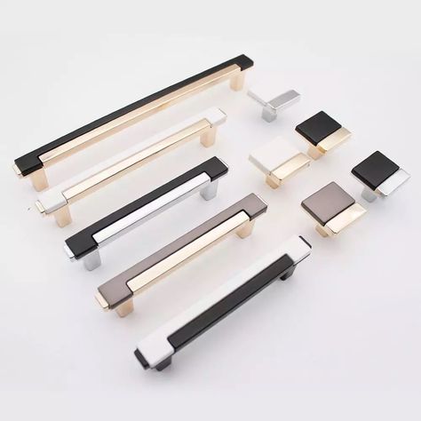 Check out this product on Alibaba App Modern New Design Handle Gold White Chrome Black Combination Single Hole Knob European Cabinet Shoe Cabinet Wardrobe Handle Gold White Bedroom, Misunderstood Quotes, Gold Cabinet Hardware, Silver Door, Wardrobe Handle, Diy Room Decor Videos, Black Combination, Cabinet Wardrobe, Hall Interior Design