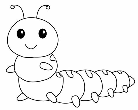 Caterpillar Alice In Wonderland, Fuzzy Caterpillar, Tractor Coloring Pages, Insect Coloring Pages, Food Coloring Pages, Shingle Colors, Animal Coloring, Rustic Colors, Cute Butterfly