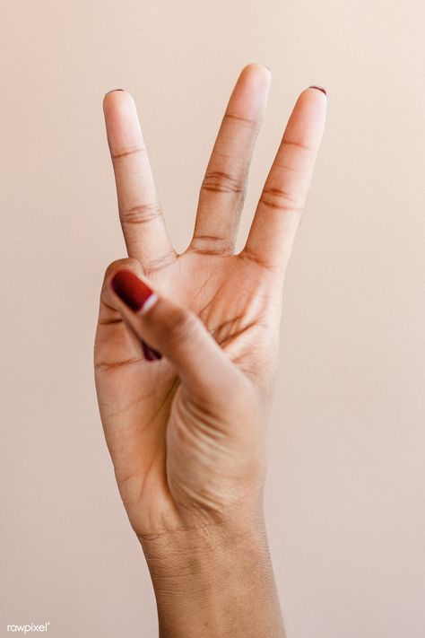 Kids Learning Numbers, Hand Sign Language, Four Fingers, Html Color Codes, Learning Mathematics, Counting Numbers, 3 Number, Gold Typography, Hand Photography