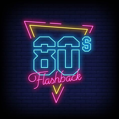 Back to 80's neon sign | Premium Vector #Freepik #vector #party #light #road #retro Neon 80s, Retro Neon Signs, Back To The 80s, 80s Neon Aesthetic, Light Sign, 80s Theme Wallpaper, 80s Themed Wallpaper, Mtv Logo 80's, 80s Neon Sign