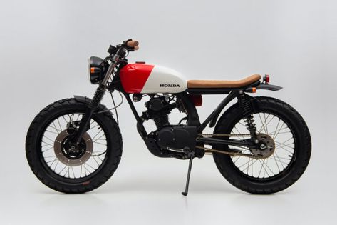 Honda Cb125, Brat Motorcycle, Brat Bike, Suzuki Cafe Racer, Cafe Racer Moto, Honda Scrambler, Honda Monkey, Cafe Racer Design, Biking Diy