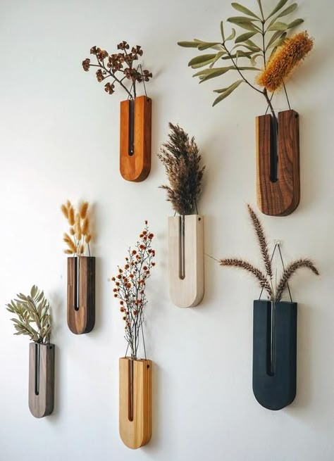 Wall Planters Indoor, Hanging Planters Indoor, Planter Gift, Interior Design Per La Casa, Sustainable Decor, Colorful Nails, Inspire Me Home Decor, Wooden Vase, Decoration Inspiration