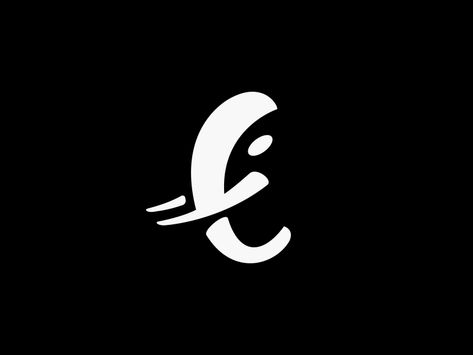 E – Elephant by Dmitry Kovalev on Dribbble Elephant Poster Design, Letter E Elephant, Elephant Graphic, Elephant Icon Logo, Tooth Icon, Elephant Logo Design, Simple Rangoli Border Designs, Rangoli Borders, Wallpaper Iphone Boho