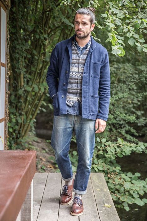 Fresh and Fabulous: Men’s Outfit Inspiration for Fall 2023 Rugged Style Men Outfit, American Casual Style, Denim Outfit Men, Men's Denim Style, Autumn Breeze, Outfits For Fall, Workwear Style, Fabulous Outfits, Tailored Suit