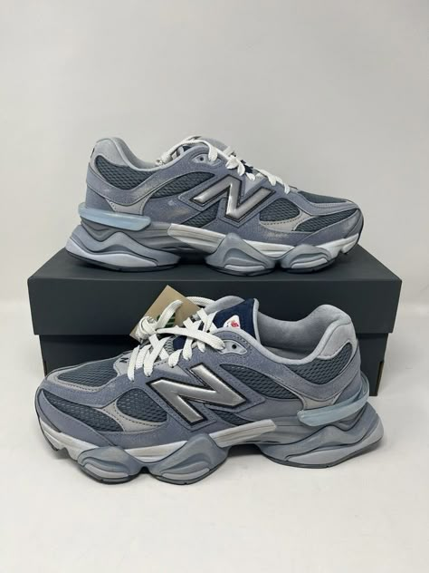 New Balance 9060 Moon Daze, New Balance 9060 Grey, Shoes For Work, New Balance 9060, Trendy Shoes Sneakers, Pretty Shoes Sneakers, Shoes Outfit Fashion, Fresh Shoes, Hype Shoes