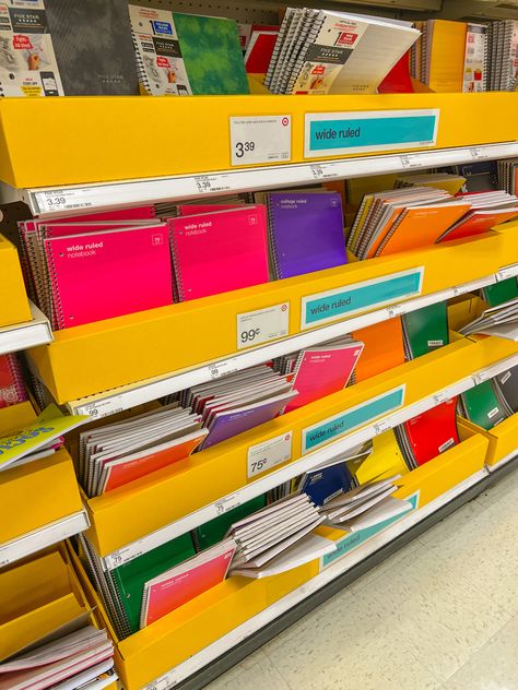 back to school supplies , notebooks , target , aesthetic School Supplies Color Scheme, Target School Supplies 2023, School Supply Aesthetic, Back 2 School Aesthetic, School Shopping Aesthetic, School Supplies Shopping Aesthetic, Back To School Mood Board, Aesthetic Folders School, School Supply Shopping Aesthetic