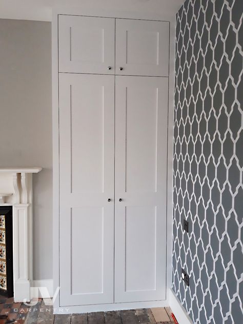 Small Built In Wardrobe Ideas, Diy Built In Wardrobe, Built In Wardrobe Ideas Alcove, Built In Cupboards Bedroom, Built In Wardrobe Doors, Diy Built In Wardrobes, Fitted Wardrobe Interiors, Wardrobes Ideas, Alcove Wardrobe