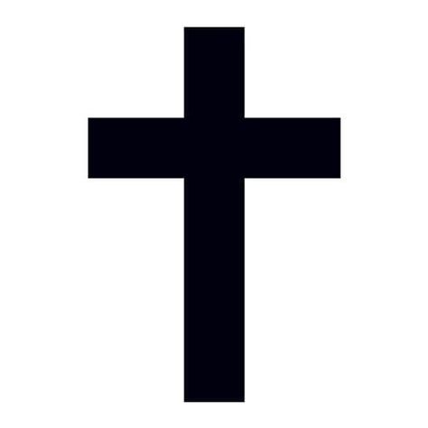 Small Black Cross Temporary Tattoo Cross With Rosary Tattoo, Biblical Tattoos For Men Forearm, Black Cross Tattoos, Cross Outline, Lisa Presley, Biblical Tattoos, Cross Silhouette, Cross Drawing, Rosary Tattoo