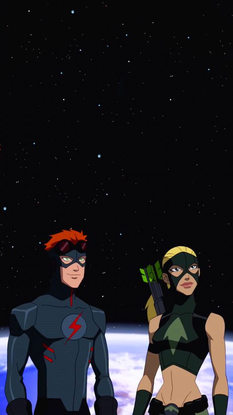 Wally West X Artemis, Wally West Wallpaper, Young Justice Wallpaper, Young Justice Aesthetic, Kid Flash Young Justice, Young Justice Wally, Justice Aesthetic, Wally West Young Justice, Artemis Young Justice