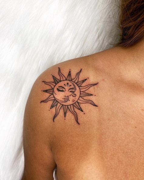 Tattoo Sonne, Earthy Tattoos, Hippie Tattoo, Sun And Moon Tattoo, Octopus Tattoo Design, Knot Tattoo, Tattoos Geometric, Sun Tattoos, Dope Tattoos For Women